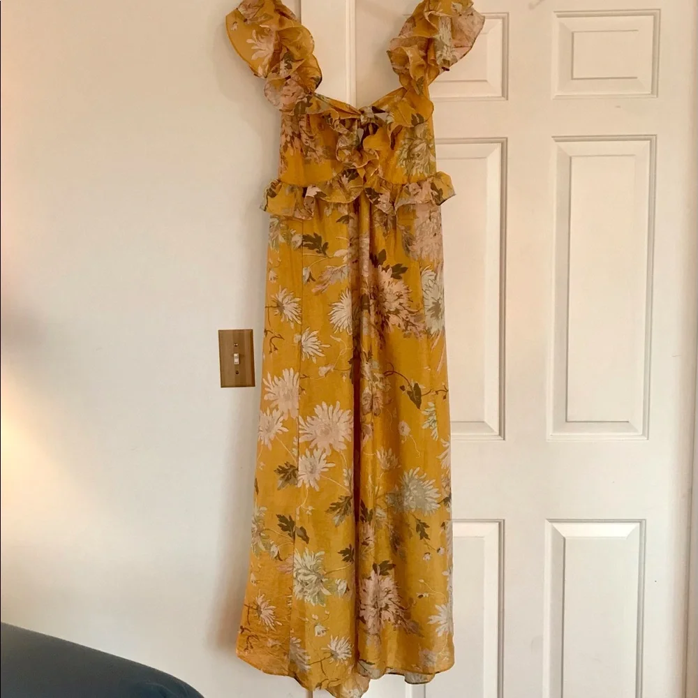 H&M Floral Yellow Maxi Dress - Picture 8 of 12